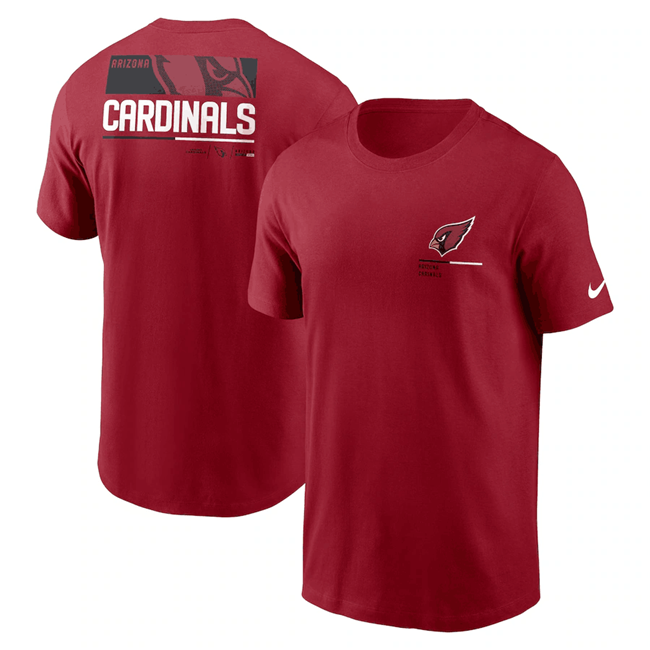 Men's Arizona Cardinals Red Team Incline T-Shirt